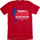 Texas There's a Ring in My Boot Red In The Clutch